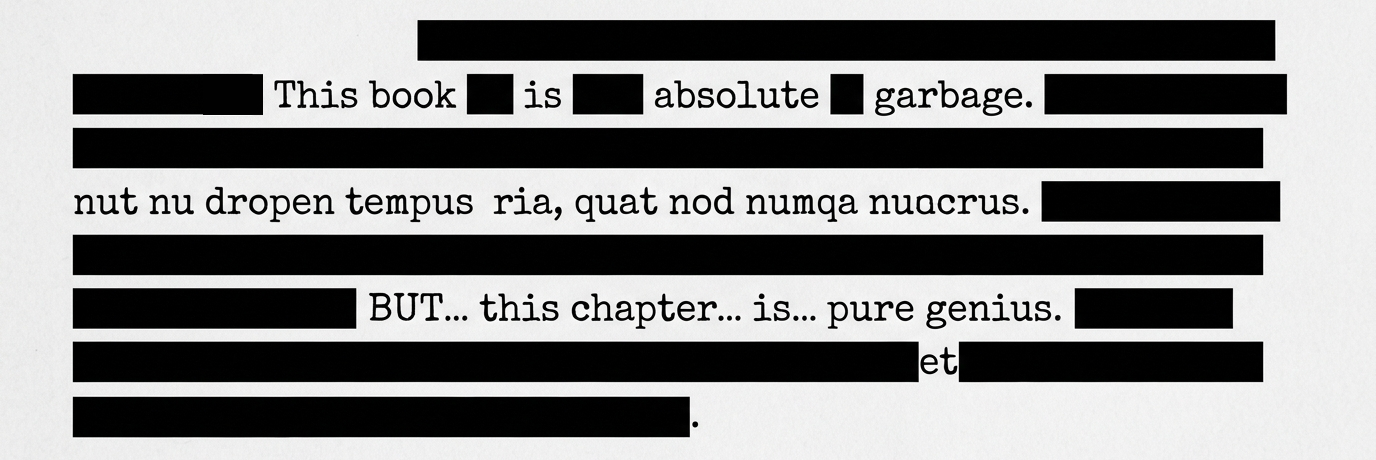 Book Bastard - Redact The Book Bastard - Redaction Header